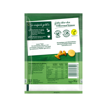 Preview: Knorr Kaiser Teller Eierschwammerl-Suppe mit Kräutern, vegan, 3 Teller